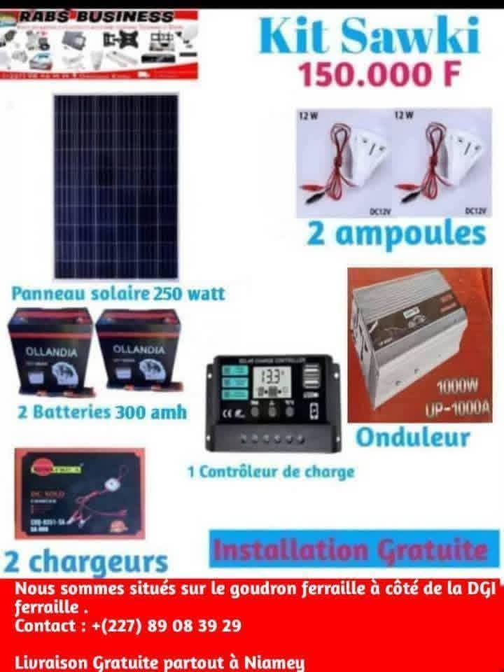 Des kits solaire 