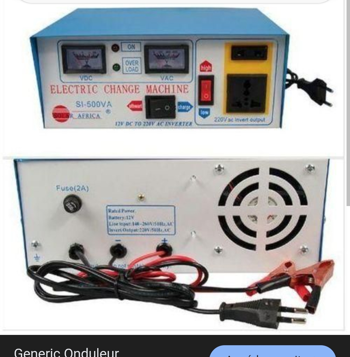 Chargeur de batterie 