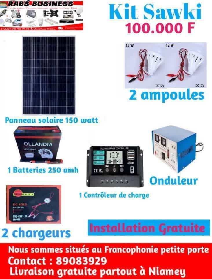 Des kits solaire 
