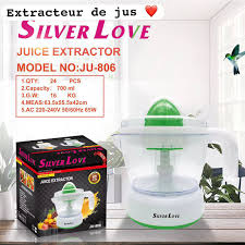 produits client sur ce lien  Conçu pour presser des agrumes comme les oranges et les citrons. Modèle : SC-806 Puissance : 65 wat Fonction : Machine à jus de couleur (Color juice machine). 8.000 f 