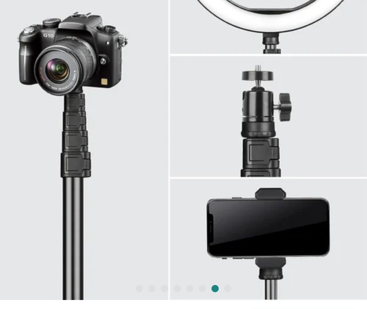 Trépied pour appareil photo et smartphone 