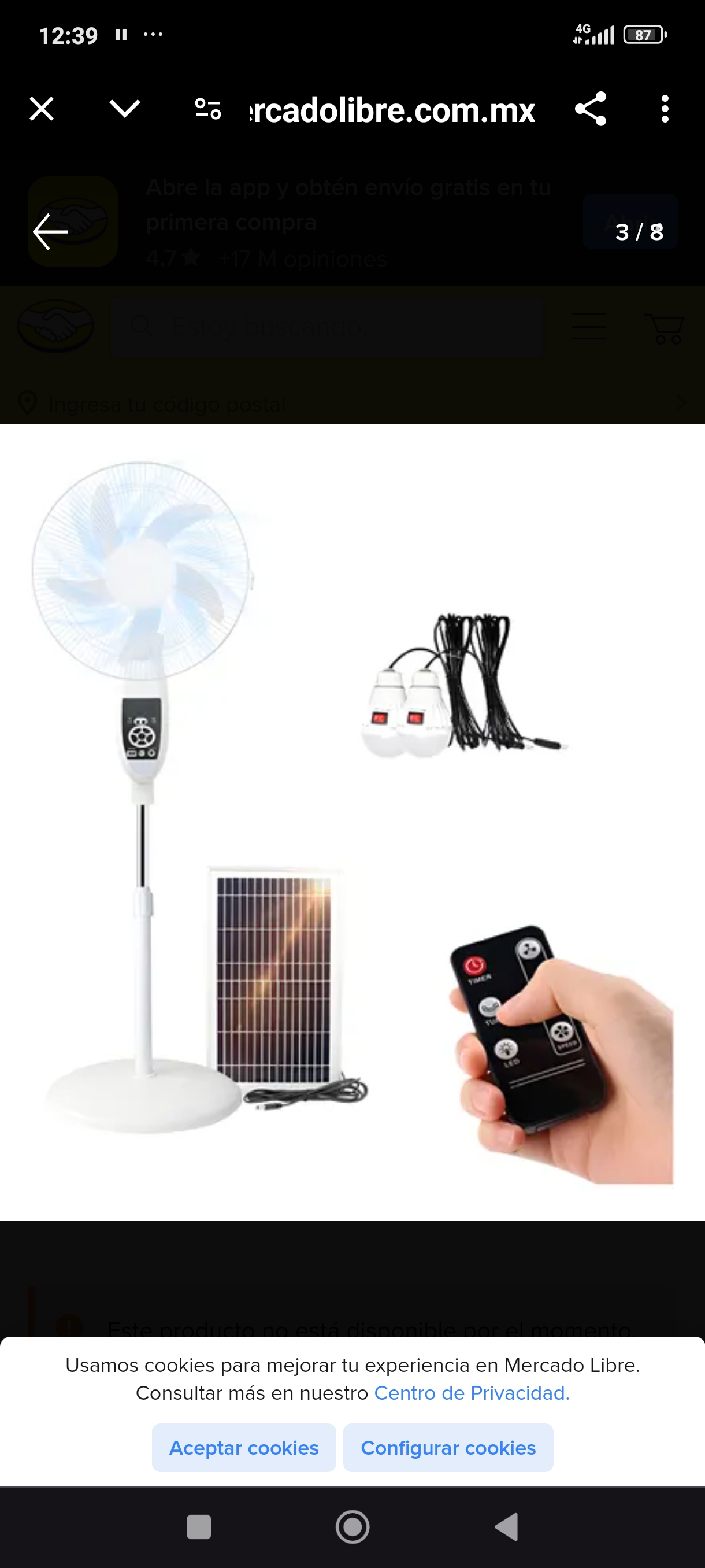 Ventilateur rechargeable 